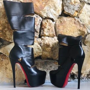 CHRISTIAN LOUBOUTIN CUTOUT PLATFORMS
